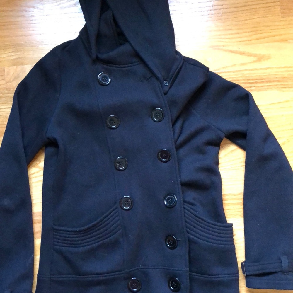 Black pea coat